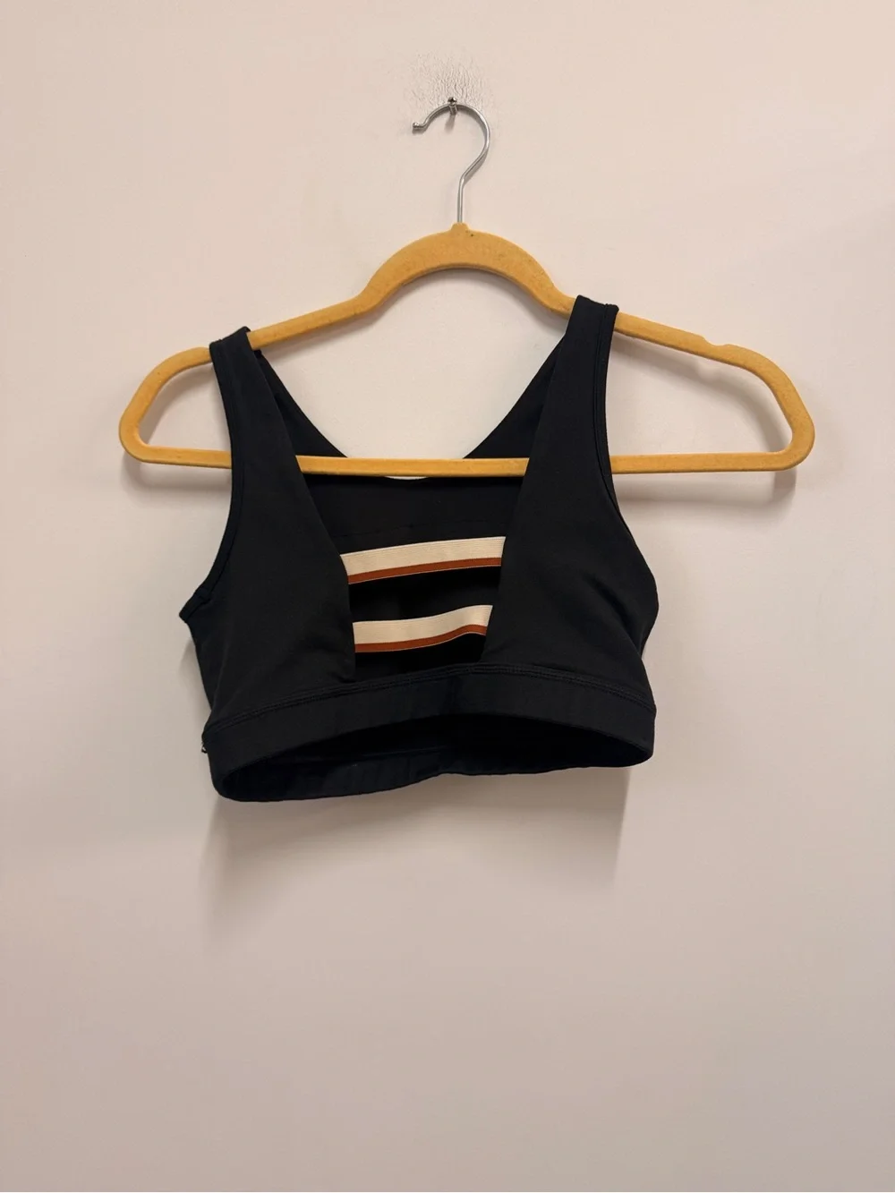 Mono B Black High-Neck Sports Bra
